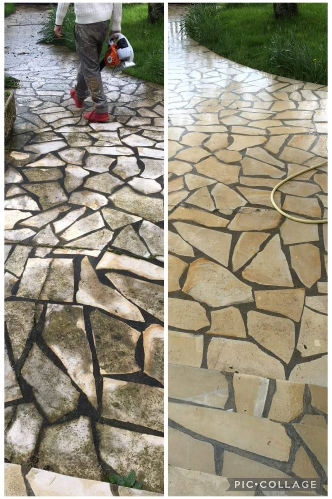 Nettoyage de dalle & Tressase